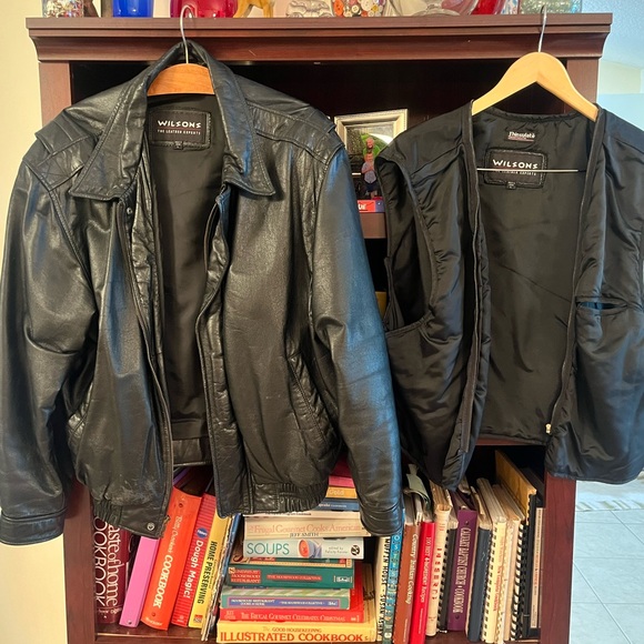 Wilson Other - Wilson Classic Black Leather Jacket for Men